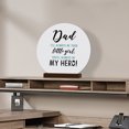 thumbnail image 4 of LifeSong Milestones Round Sign with Base Fathers Day Gift Ideas for Dad, 4 of 7