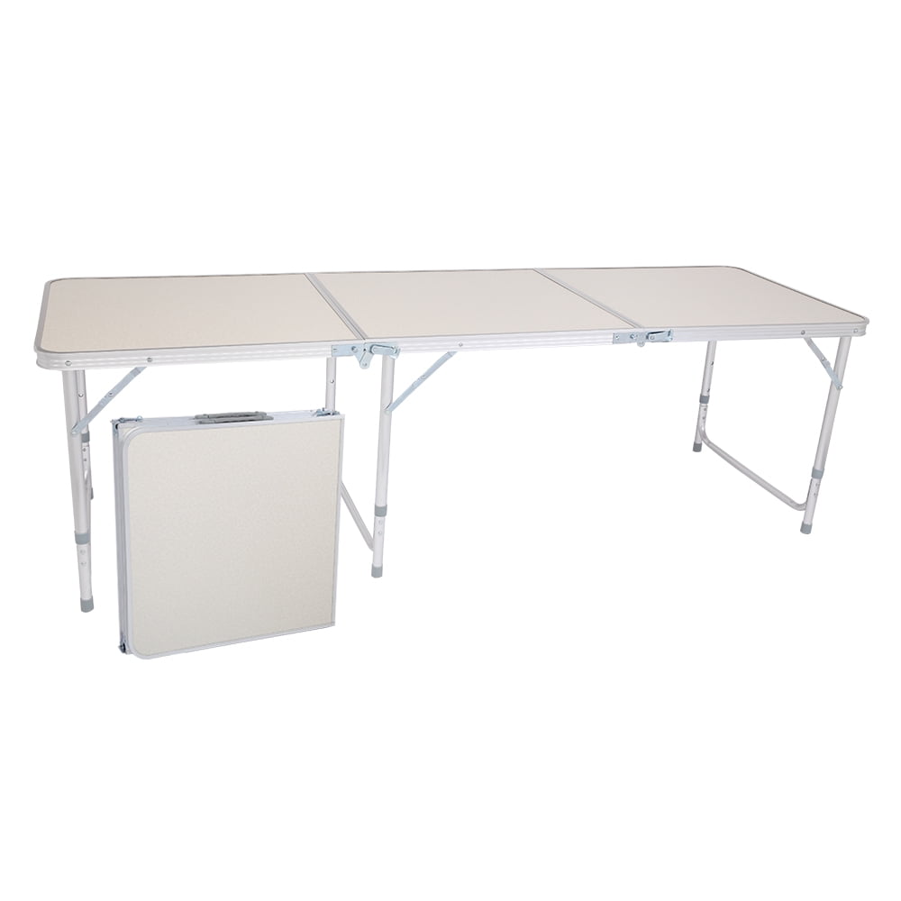 Aluminium Foldable Picnic Camping Table Durable Lightweight Portable Desk 