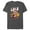 Charcoal Heather, variant on Men's DC League of Super-Pets Rule the World Lulu Badge  Graphic Tee Charcoal Heather X Large