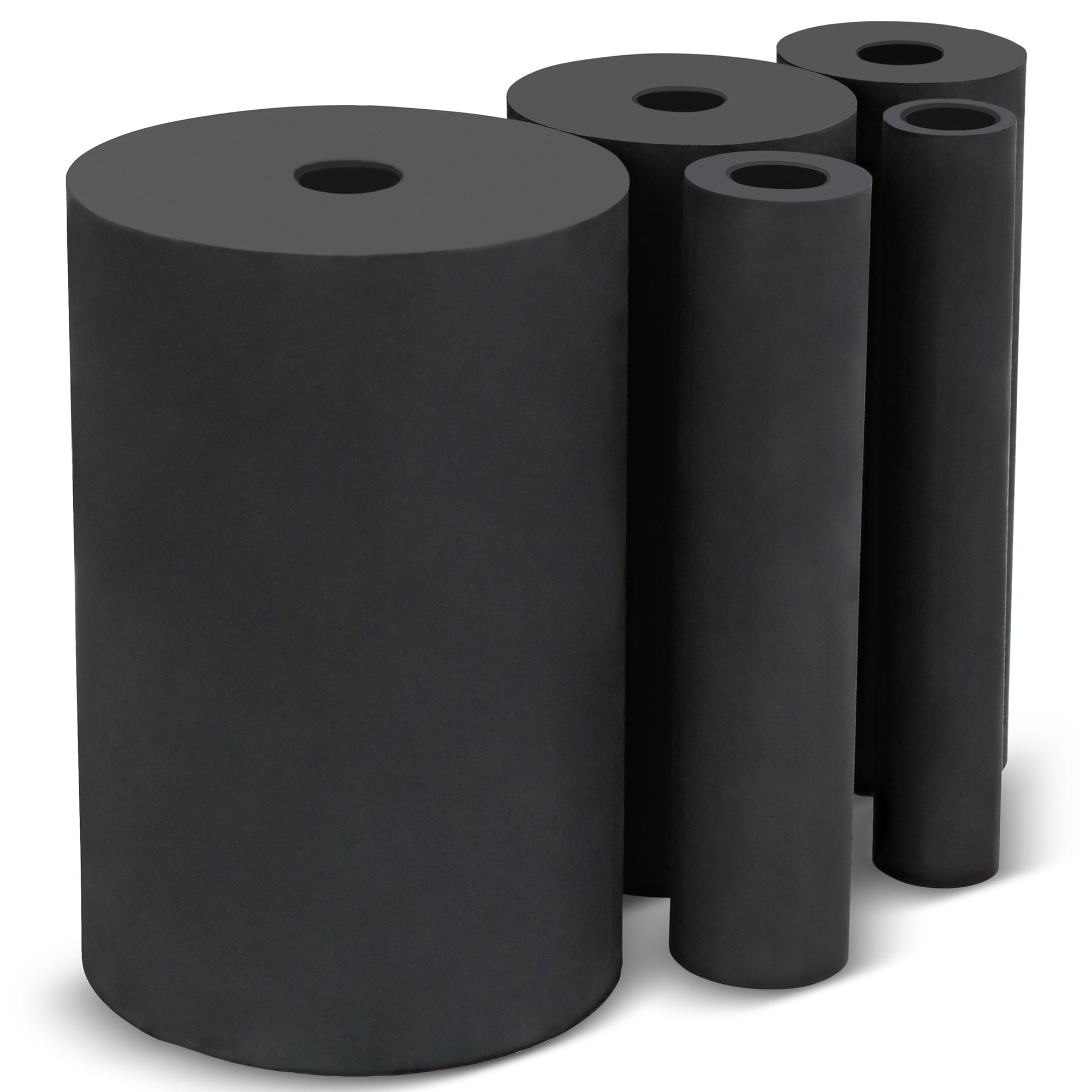 ABN Oscillating Spindle Sander Drill Press Sanding Drum Kit - 5pc Rubber Drums