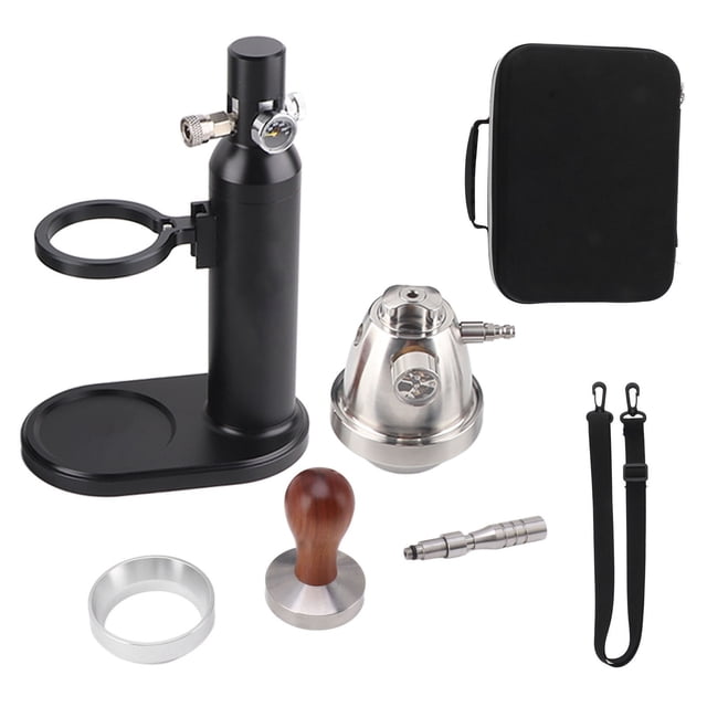 Pneumatic Coffee Maker,Pneumatic Coffee Machine Stainless Pneumatic Extraction Coffee Machine Air Pump Extraction Coffee Maker Advanced Technology