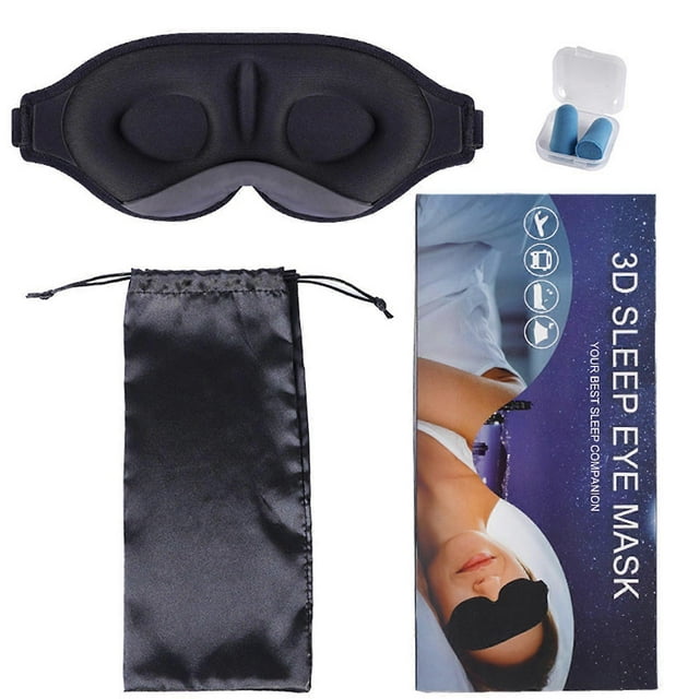 3D Sleep Mask for Better Sleeping Breathable Comfy Eyemask for Napping Sleeping