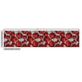 thumbnail image 2 of Ambesonne Floral Fabric by the Yard Upholstery, Roses Vintage Valentines, 10 Yards, Red Grey Black, 2 of 4