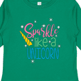 thumbnail image 4 of Inktastic Sparkle Like a Unicorn Boys or Girls Long Sleeve Toddler T-Shirt, 4 of 5