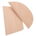 thumbnail image 4 of KAKOWELY Premium Light Brown Dough Cutter for Kitchen Use Synthetic Material Durable and Comfortable Design 2pcs Set,7.28"X3.54"X0.2", 4 of 5