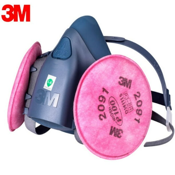 3M-mascarilla de Gas para pulverización, máscara de seguridad química a prueba de polvo, respirador facial con filtro, 7502