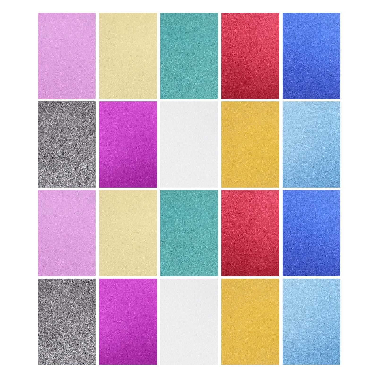 Paper Cardstock Craft Glitter Origami Colored Paperboard Rainbow