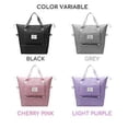 thumbnail image 3 of Bolsa de deporte plegable, impermeable, de gran capacidad, para viajes y deportes, 1 unidad, color negro., 3 of 3