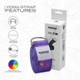 thumbnail image 5 of RDX 8ft Yoga Strap with D-Ring Buckle, Durable Polyester Cotton Adjustable Belts for Stretching P, F2, 5 of 5