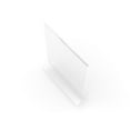 thumbnail image 3 of FixtureDisplays® 1PK 11x17" Clear Polystyrene Sign Holder Picture Frame Photo Menu Holder Countertop Display Rack 11193-3-11x17 Peel off protective film (white) before use., 3 of 4