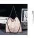 thumbnail image 3 of Minnieouse Bolso de hombro de cadena de moda de aplicación amplia de PU para mujer, bolso de cadena de hombro, bolsos de lujo, blanco roto Type2 NO2, 3 of 6