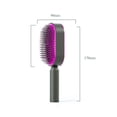 thumbnail image 4 of Cepillo de pelo autolimpiante para mujer, limpieza con una sola tecla, masaje para la pérdida de cabello, peine para el cuero cabelludo, cepillo de pelo autolimpiante, peine moldeador, 4 of 5