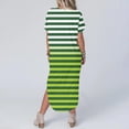 thumbnail image 3 of XuJwPNcy Women Summer Dresses Casual Boho Short Sleeve V Neck Long Tshirt Dress Loose Vacation Dress with Pockets, 3 of 6