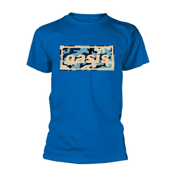 Oasis - Camiseta Logotipo en Camuflaje para Adultos Unisex (Azul) | Walmart en línea