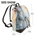 thumbnail image 2 of Easygdp The Cat Looks in the Mirror Mochila de Cuero para Mujeres, Bolso de Hombro, Bolsos de Mano de Moda para Trabajo y Viajes, 2 of 4