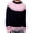 Pink, variant on Sweaters For Women Funny Christmas Wine Glass Print Crewneck Sweatshirt - Sparkle Accents Snowflakes Loose Fit Long Sleeve Festive Design M Womens Sweaters