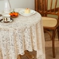 thumbnail image 6 of French Dining Table Coffee Table Cover Towel Lace Hollow Table Cloth Rectangular Decorative Round Table, 6 of 6