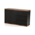 thumbnail image 2 of Norse Modern Black & Ship Wood Buffet, 2 of 5