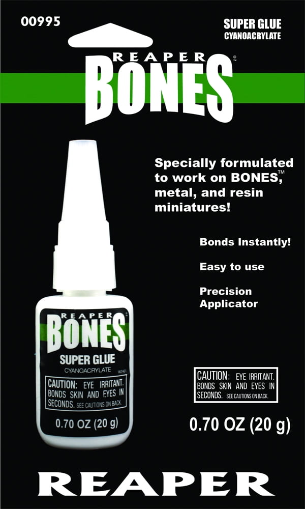 Reaper Miniatures 20g Super Glue 00995 for Bones Metal and Resin Mini