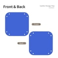 thumbnail image 2 of Multi-Size Leather Tray Four Corners Four Button Design Anti-Scratch Waterproof Convenient Cleaning Convenient Storage Navy Blue Medium, 2 of 8