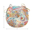 thumbnail image 6 of Jamboree Paisley 15 in. Round Outdoor Bistro Seat Cushion (Set of 4) by Greendale Home Fashions, 6 of 7