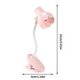 thumbnail image 3 of kkbbma under $5 LED Flower Night Light, Mini LED Desk Lamp Flower Night Light, Folding Portable Magnetic Suction Lamp, Warm Color Eye Protection Reading Light, Clip On Bedside Table Lamp, Desk Lamp, 3 of 5