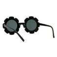 thumbnail image 2 of Toddlers & Little Girls Sunglasses Oversized Round Flower & Hearts UV400 Black, 2 of 4