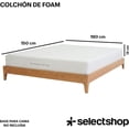 thumbnail image 2 of Colchón Queen Size En Caja Esponja Memory Foam De Alta Densidad Firmeza Media Suavidad Y Durabilidad Tecnología Híbrida Ortopédico (Blanco Queen), 2 of 7