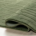 thumbnail image 5 of nuLOOM Belen Modern Abstract Area Rug, 6', Round, Forest Green, 5 of 8