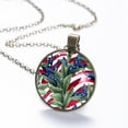 thumbnail image 6 of American Flag and Plants Necklace Personalized Custom Photo Round Pendant Adjustable Stainless Steel Necklaces with Gift Box for Men Women Mothers Valentine's Jewelry Gift, 6 of 6