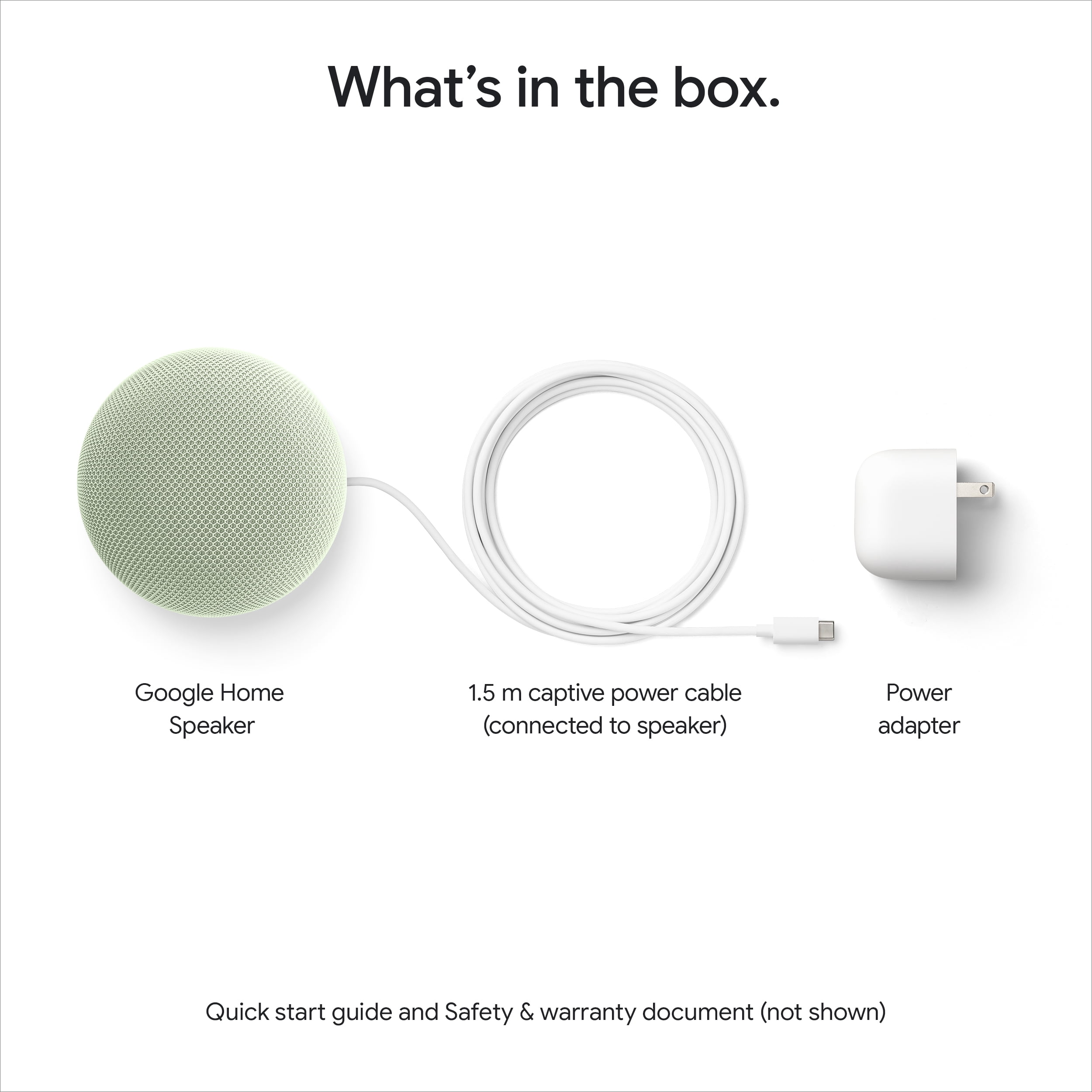 Google Home Speaker - Smart Speaker with 360 - Degree Sound and