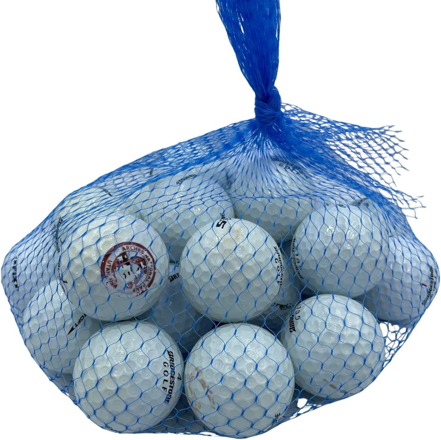 Golf Ball Planet - Bridgestone Mix Recycled Golf Balls (24 Pack, 3A/Good, White)
