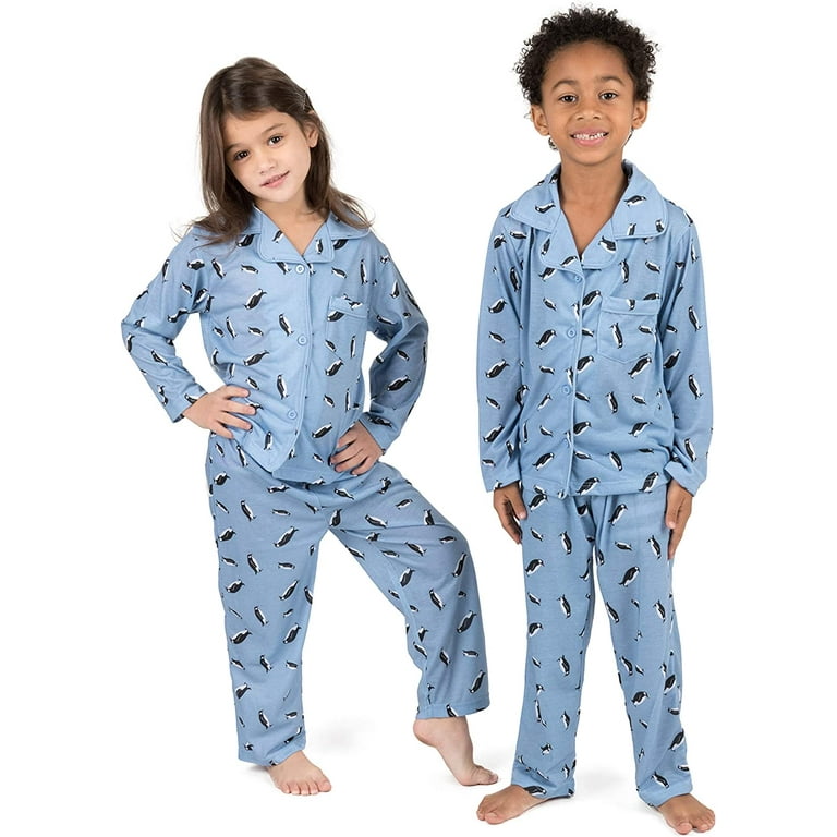 Leveret Kids Pajamas Flannel Pajamas Boys Girls 2 Piece