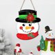 thumbnail image 5 of Xihbxyly Letrero Navideño de Madera con Diseño de Muñeco de Nieve, Decoración Navideña Duradera, Patrones Vívidos y Claros, para Colgar En La Puerta Principal, para Usar En Varias Temporadas, para In, 5 of 7