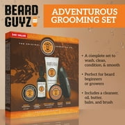 Beard Guyz Adventurous Grooming Set, for All Beard Textures, Men, 5 Piece