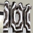 thumbnail image 5 of Carson Carrington  Juby Grommet Printed Cotton Curtain (1 Panel) Mecca Steel 50 X 96 96 Inches, 5 of 5