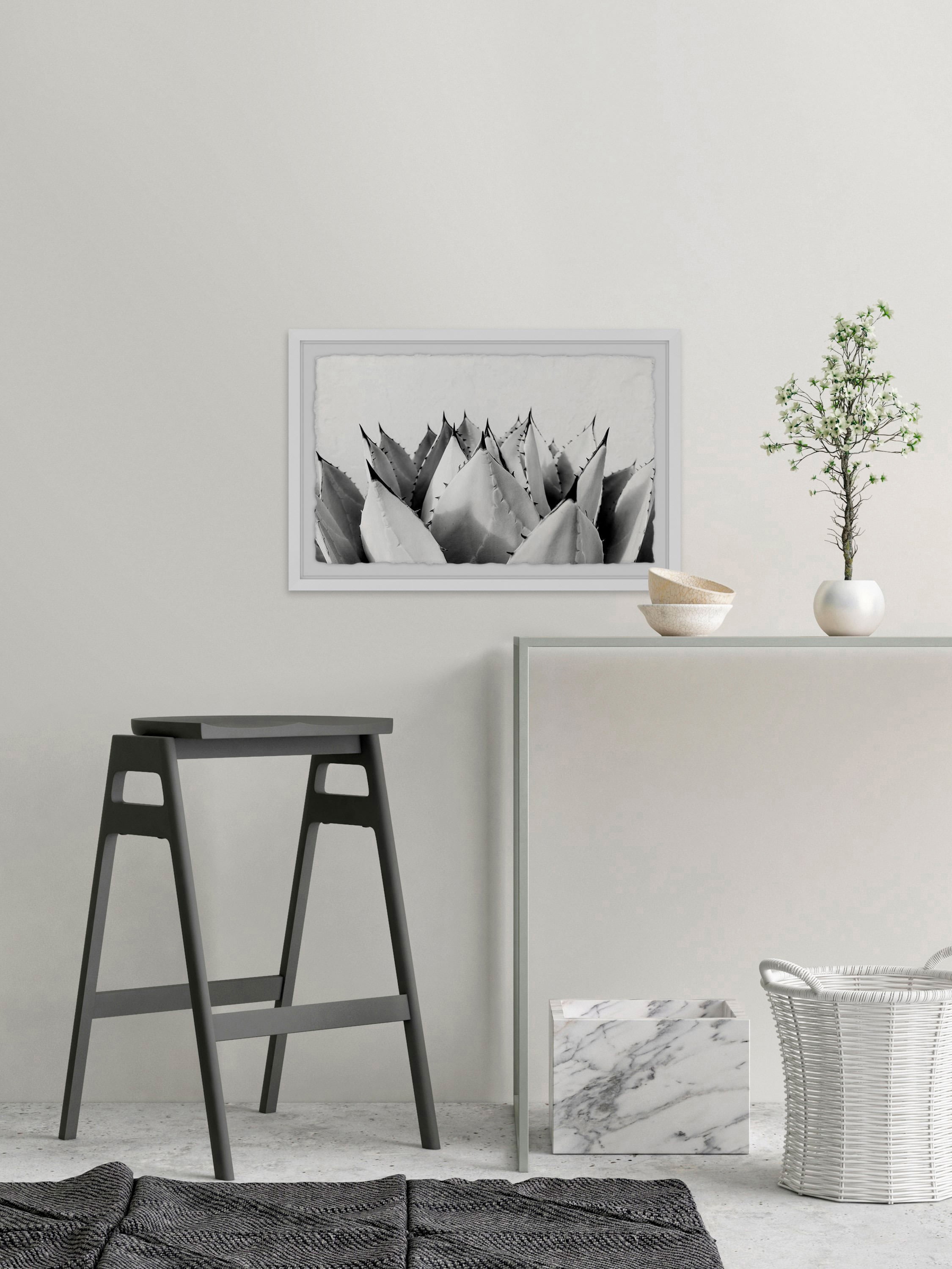 Sweet Succulents II Framed Painting Print