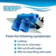 thumbnail image 4 of HQRP 2-Pack Washing Machine Water Inlet Valves w/Bracket Works with Whirlpool 1DWTW5205SQ0 7LSC8244HZ0 7MLBR8444PQ1 7MLSQ8543JQ4 7MLSR6232JT4 7MLSR8534PQ1 7MWT96520SQ0, 4 of 9