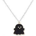 thumbnail image 1 of Cute Cartoon Ghost Friendship Couple Pendant Necklaces, Black and White Ghost Necklaces Couples Friendship for Best Friend Lovely Women Necklaces Jewe, 1 of 4