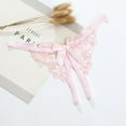 thumbnail image 2 of CENL Sexy Thin G-String Open Crotch Transparent Thongs T Embroidered Underwear Women, 2 of 8