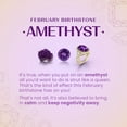 thumbnail image 6 of ANGARA Natural Semi Bezel-Set Solitaire Round Amethyst Bypass Ring in 14K Yellow Gold for Women (Size-6mm) | February Birthstone, Birthday, Anniversary, Jewelry Gift for Women | Natural Amethyst Ring, 6 of 8