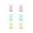 B, variant on QIQUWOHUL 3PCS Easter Bunny Earrings Spring Earrings Acrylic Easter Gift Spring Jewelry Rabbit Earrings