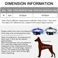 thumbnail image 2 of Adjustable pet collar Heat transfer printed dog collar for medium size Blue daisy+small fresh geometry, 2 of 5