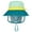Green, variant on HECCEl Baby Sun Hat with Neck Flap, Windproof, Sunscreen, Warm, UPF 50+ DryShade SkyCandy Outdoor Beach Hat for 0-6 Months, Green