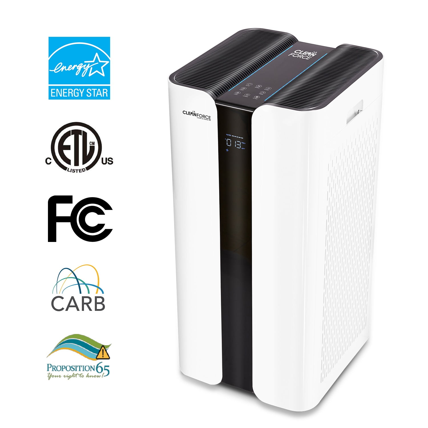 CLEANFORCE Extra large Air Purifier for home large room, covers 3000