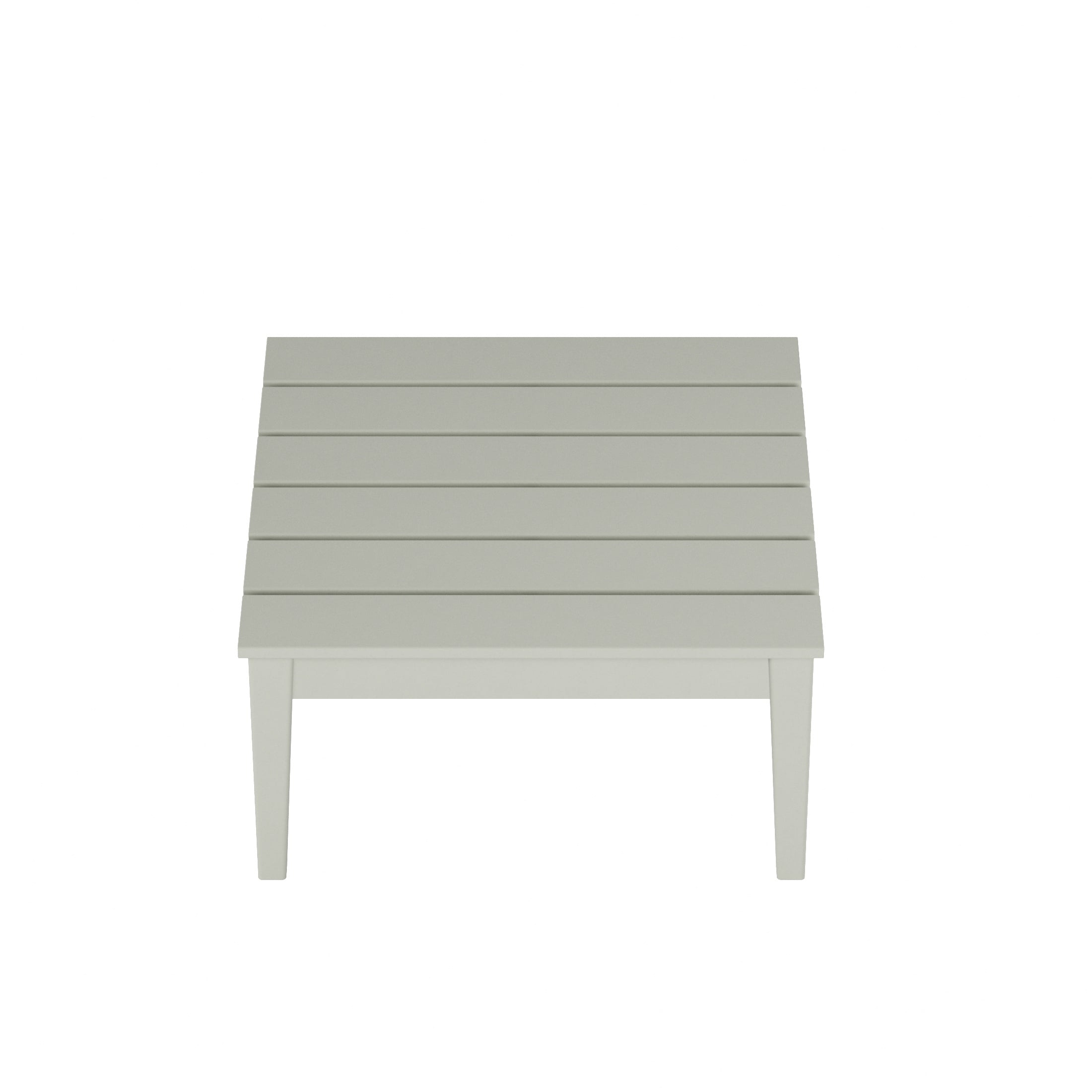 WestinTrends Ashore Outdoor Coffee Table, 32 Inch All Weather Poly Lumber Adirondack Patio Coffee Table Square Low Table, Sand