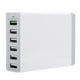 thumbnail image 2 of Cargador de viaje multifunción con múltiples puertos 6USB Protección eficiente Carga segura 100-240VEU 6 puertos Blanco, 2 of 10