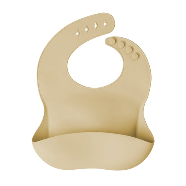 Babero para Bebé (+6 Meses) - Amababy - Silicón Flexible con Broche