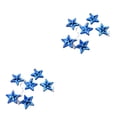 thumbnail image 4 of Paquete de 6 estrellas Injueey 2Conjunto Azul Adorno colgante para árbol de Navidad, 4 of 6