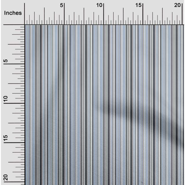 oneOone Cotton Poplin Fabric Multicolor Stripe Decor Fabric Printed BTY 42 Inch Wide